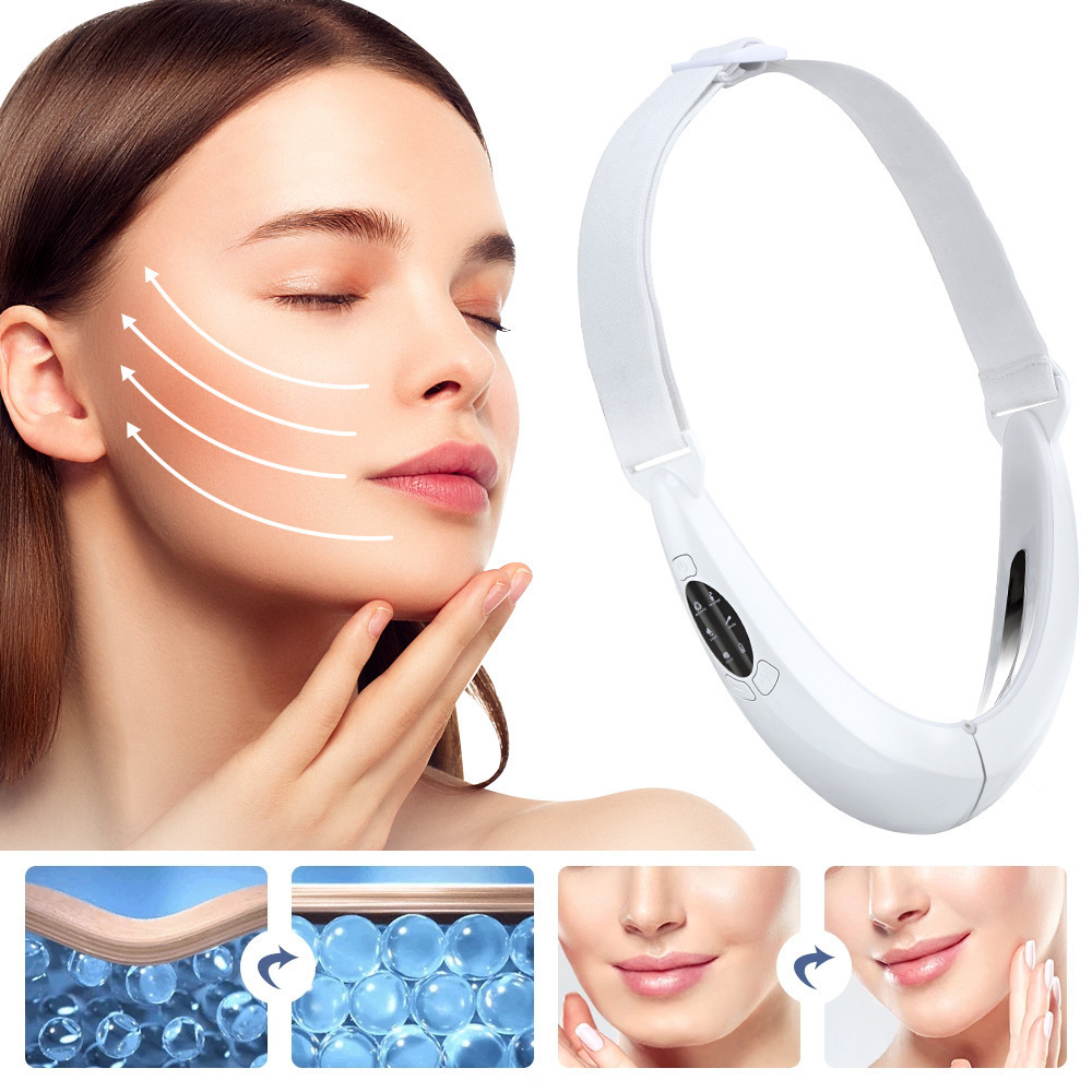 Led Light Therapy Facial Tightening V Shape Massager Lifting Face-Lifting Beauty Equipment EMS Skin Lifting Massager