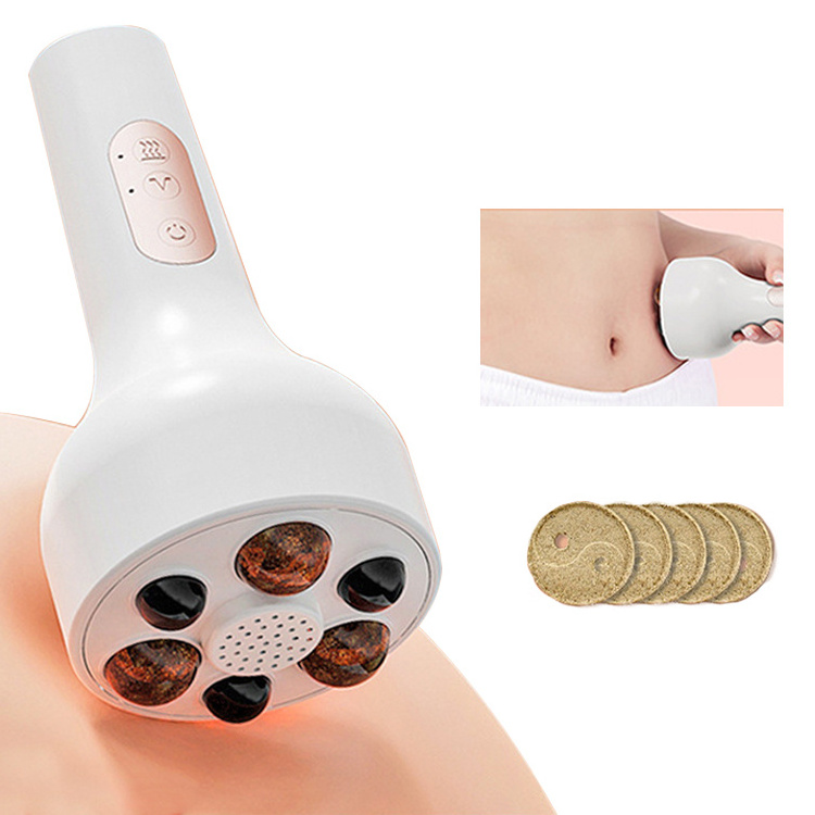 High Quality Magnetic Bead Knead Rechargeable Electric Abdomen Waist Slimming Tool Belly Massage Machine