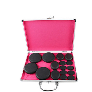 Wholesale 16/20/28/30 Energy Stone Set Box Electric SPA Portable Hot Stones Massage Set With Warmer