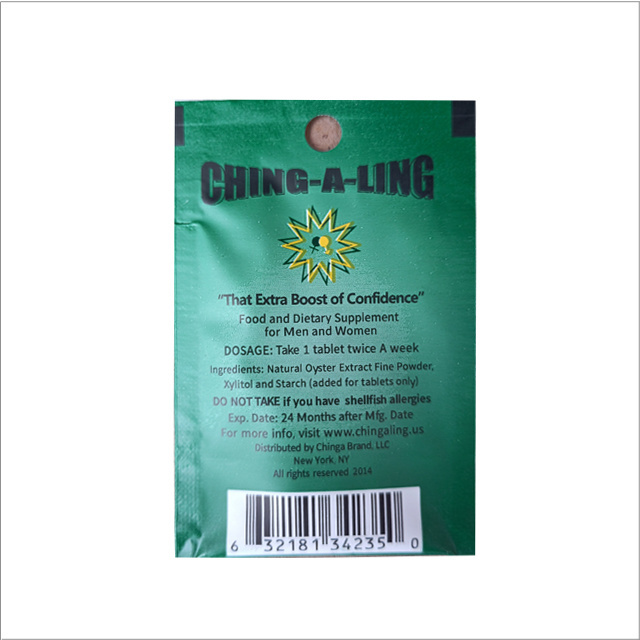 Supplement Ching-a-ling ginseng maca root Oyster extract tablets Oyster Peptide Powder ching a lingOEM private label