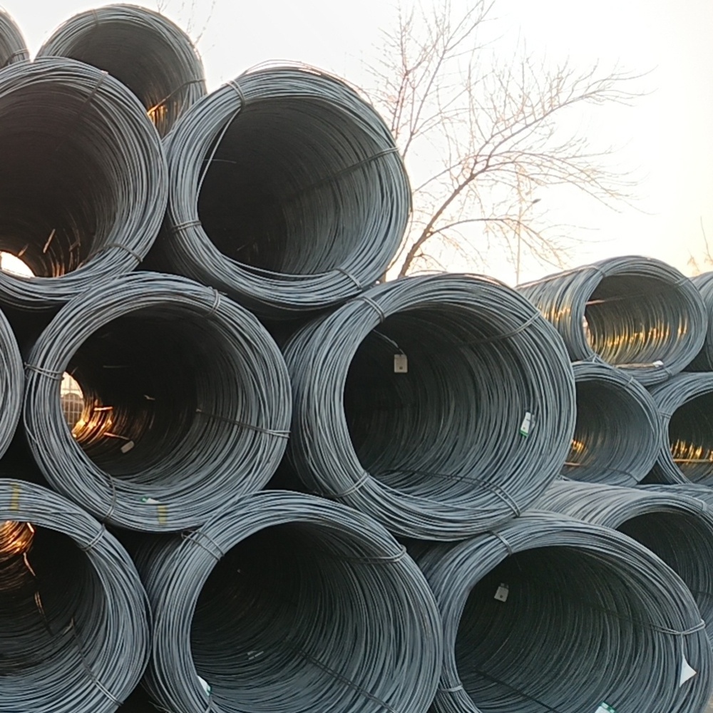 China Manufacturer Hot Rolled Steel Wire Rod In Coils with cheap price