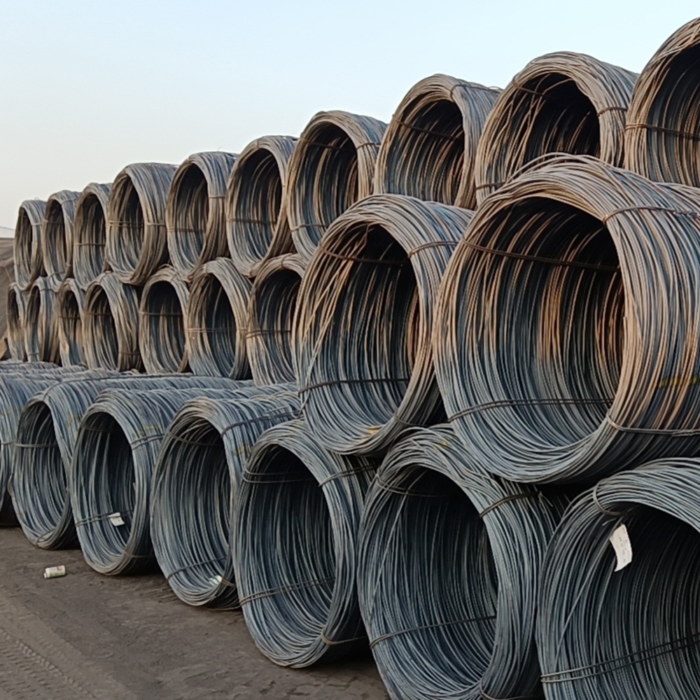 China Manufacturer Hot Rolled Steel Wire Rod In Coils with cheap price