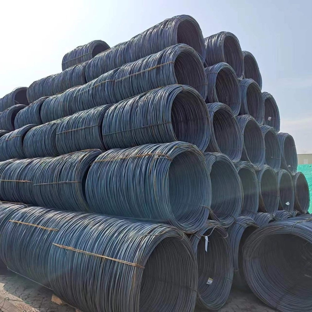 China Manufacturer Hot Rolled Steel Wire Rod In Coils with cheap price