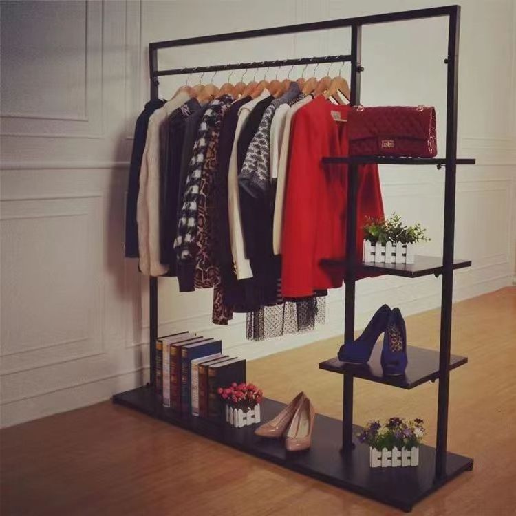 clothing rack for boutique  floor - to - ceiling clothes display racks shelf for clothing shop clothes rack