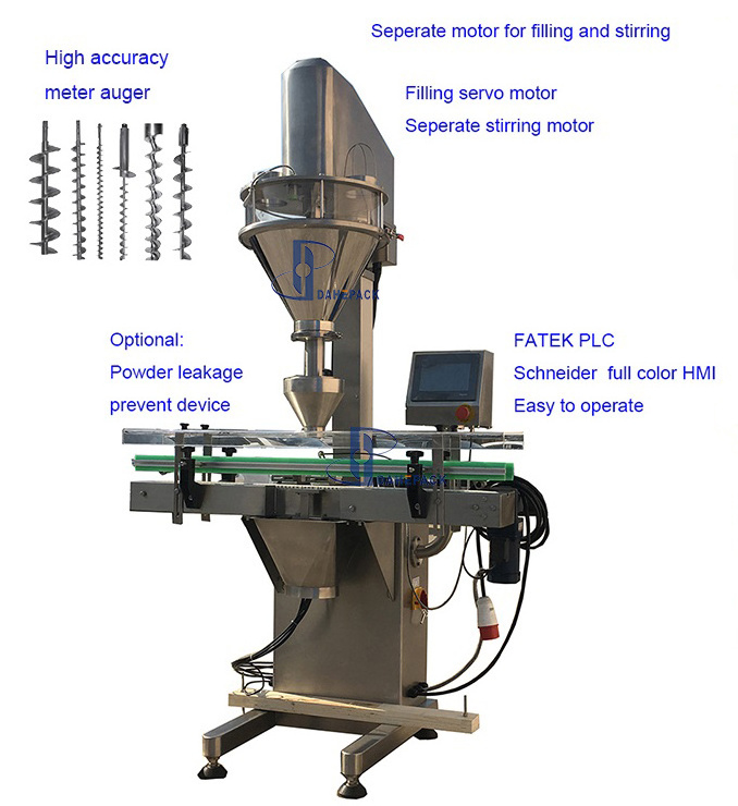 Automatic dosing machine powder spices filling machine