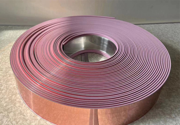 Color Aluminium Strips Coil for Channel Letters Sheet Flat Strip 0.4mm aluminum trimcap with rubber edge