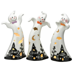 3 Piece Halloween Ghosts Set Pumpkin Decoration