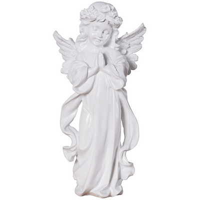 Cherubs Angels Resin Garden Statue Figurine, Indoor Outdoor Home Garden Decoration, Adorable Angel Sculpture Memorial Statue