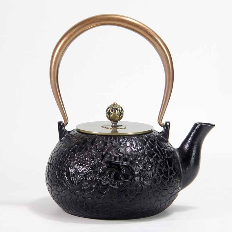 Cast Iron Tea Kettle or Teapot with Removable Stainless Steel Infuser