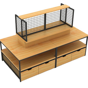 Best sales Manufacturer Free design Fast delivery Low MOQ Shelves Wood Supermarket OEM ODM Shelf For Supermarket