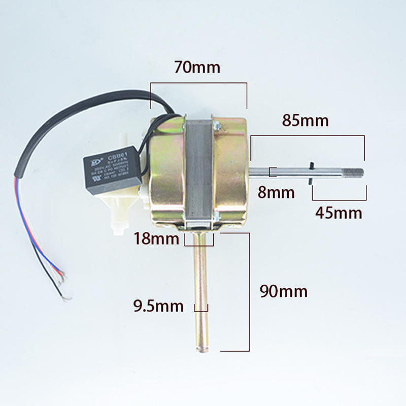 110v capacitor 7118 aluminium 90w electric fan motor ac 55w blowing for 3 in 1 stand fan