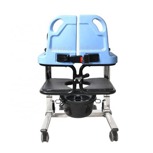 Home Use Medical Care Water Proof Electric Lift Commode Patient Transfer Chair From Bed to Wheelchair for Old people