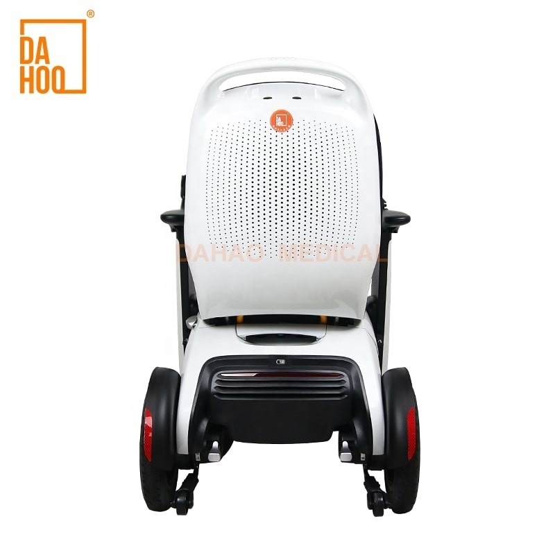 New Foldable Extra Wide Four Wheel Chair Power Drive Motorized Electric Off Road Wheelchair For Outdoor