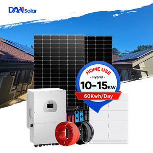 Hybrid solar system 10kw 14kw 16kw complete off grid 10000 watt solar panel kit for mobile home