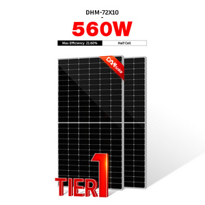 DAH SOLAR  Solar Energy Panels 550 Watts High Efficient Mono Photovoltaic 540W 550 W 560W Black Solar Panels