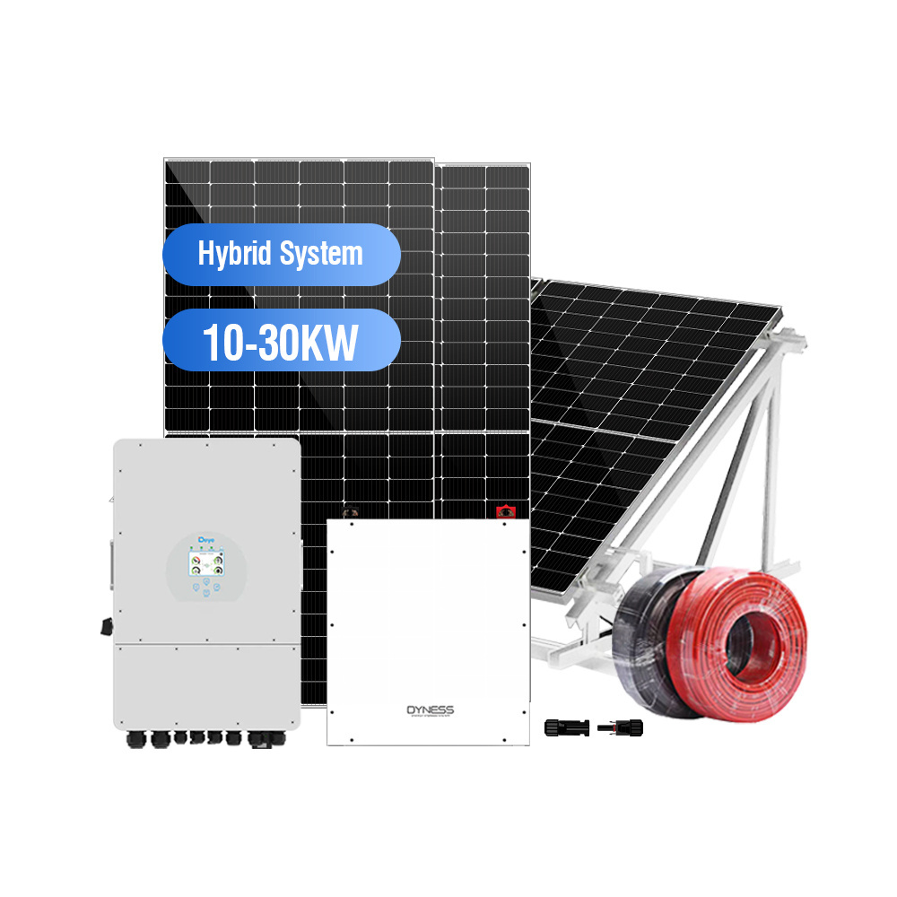 12KW on grid and off grid system 20KW 24KW 26KW solar panel kit 30KW solar energy system with batteries