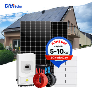 DAH Solar Power Energy Storage System 3kw 5kw 6kw 8kw 10kw House Solar Panel Complete Kit 6kw