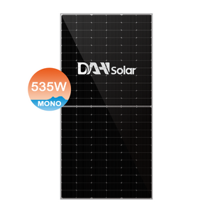 DAH 500 watt 535w 545w pv panel monocrystalline half cut big solar cell panels and batteries price in India