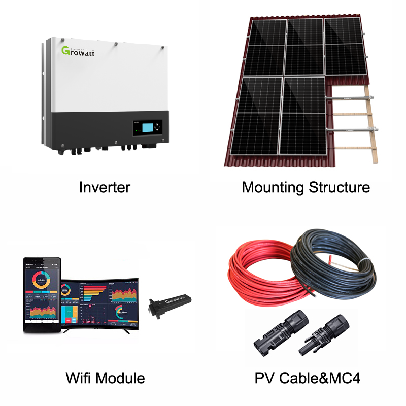 10 KW energia solar para casa  baterias para energia solar geradores de energia solar