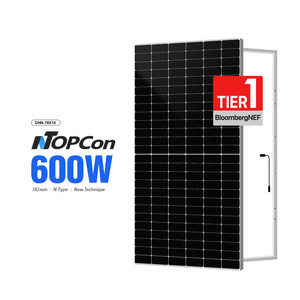 Fast Delivery TOPCon Mono 182MM 700W 600W 610W 620W N Type Kit De Panel Solar Para Casa