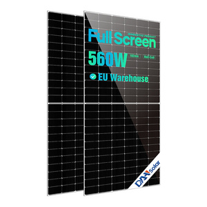 EU stock solar photovoltaic panels 550 watt mono full screen 560w custom solar panel 48v