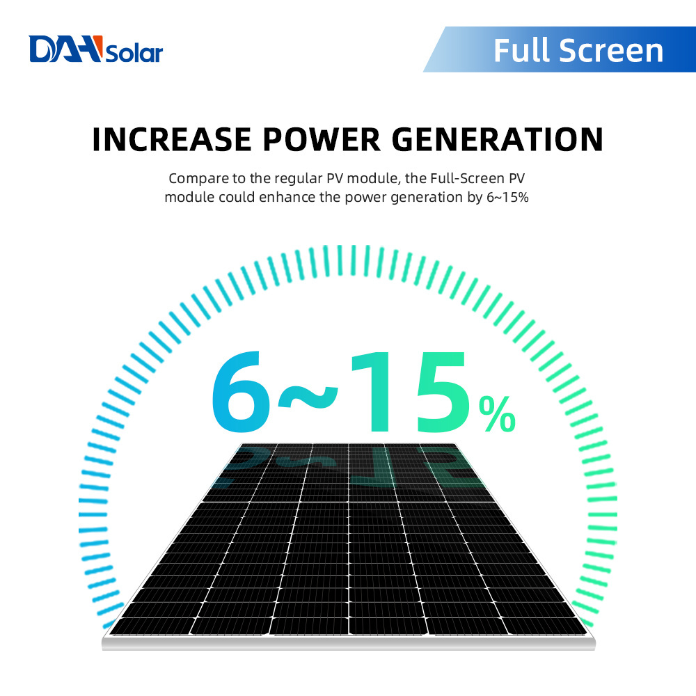 EU stock solar photovoltaic panels 550 watt mono full screen 560w custom solar panel 48v