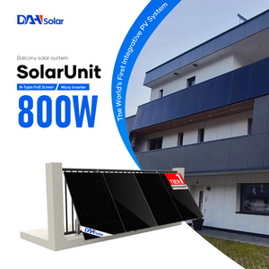 DAH SolarUnit Germany Small On Grid Solar System 800 Watt Balcony Solar Panel 600w Balkonkraftwerk