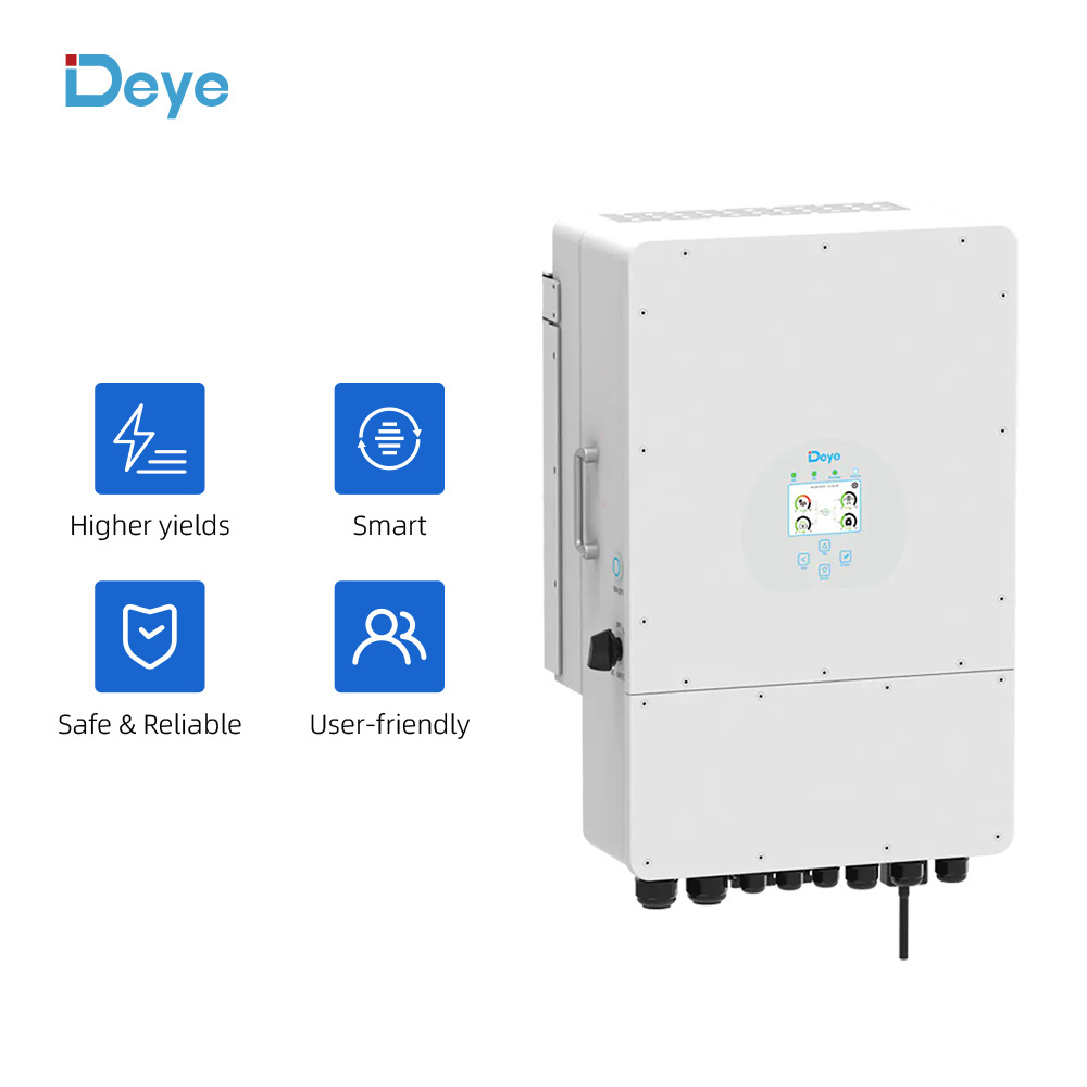 Cheap price high quality on grid off grid hybrid inverter power supply, deye solar hybrid inverter