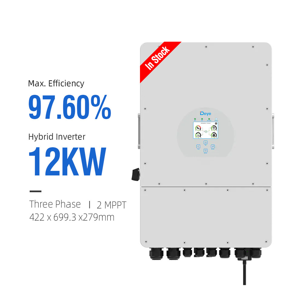 Cheap price high quality on grid off grid hybrid inverter power supply, deye solar hybrid inverter