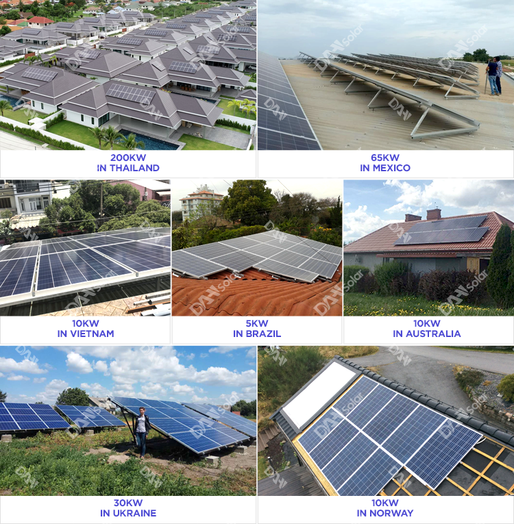 Large Solar Generator 100KW Solar PV System 100KW Solar panel System For Commercial