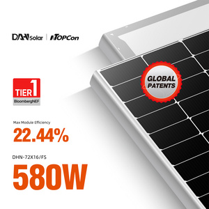 DAH Monocrystalline Photovoltaic Panel 560w 565w 570w 575w 580w 585w Solar Panel Full Screen Paneles Solares 550 Watts