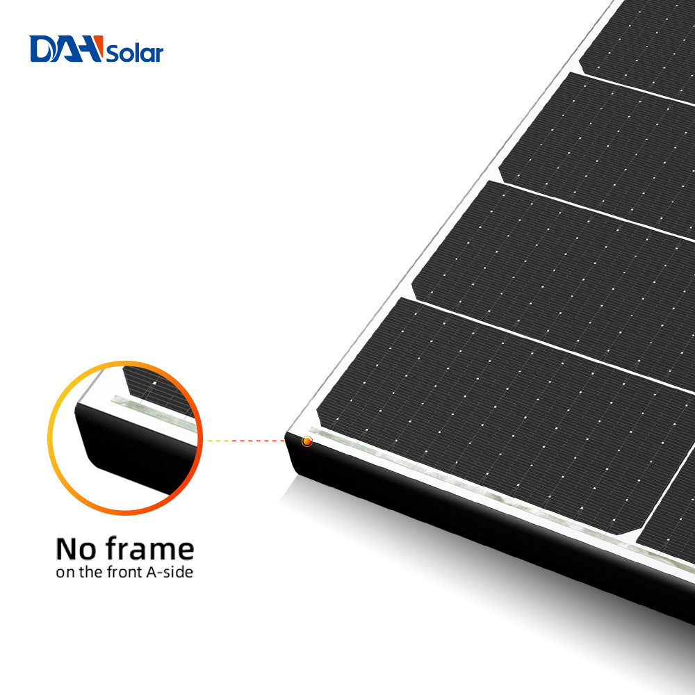 DAH Monocrystalline Photovoltaic Panel 560w 565w 570w 575w 580w 585w Solar Panel Full Screen Paneles Solares 550 Watts