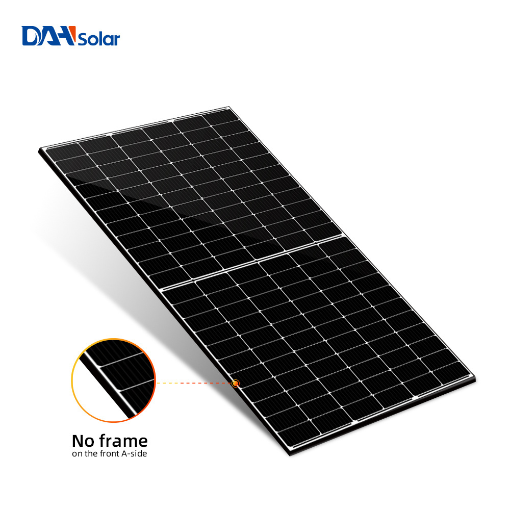 DAH Monocrystalline Photovoltaic Panel 560w 565w 570w 575w 580w 585w Solar Panel Full Screen Paneles Solares 550 Watts