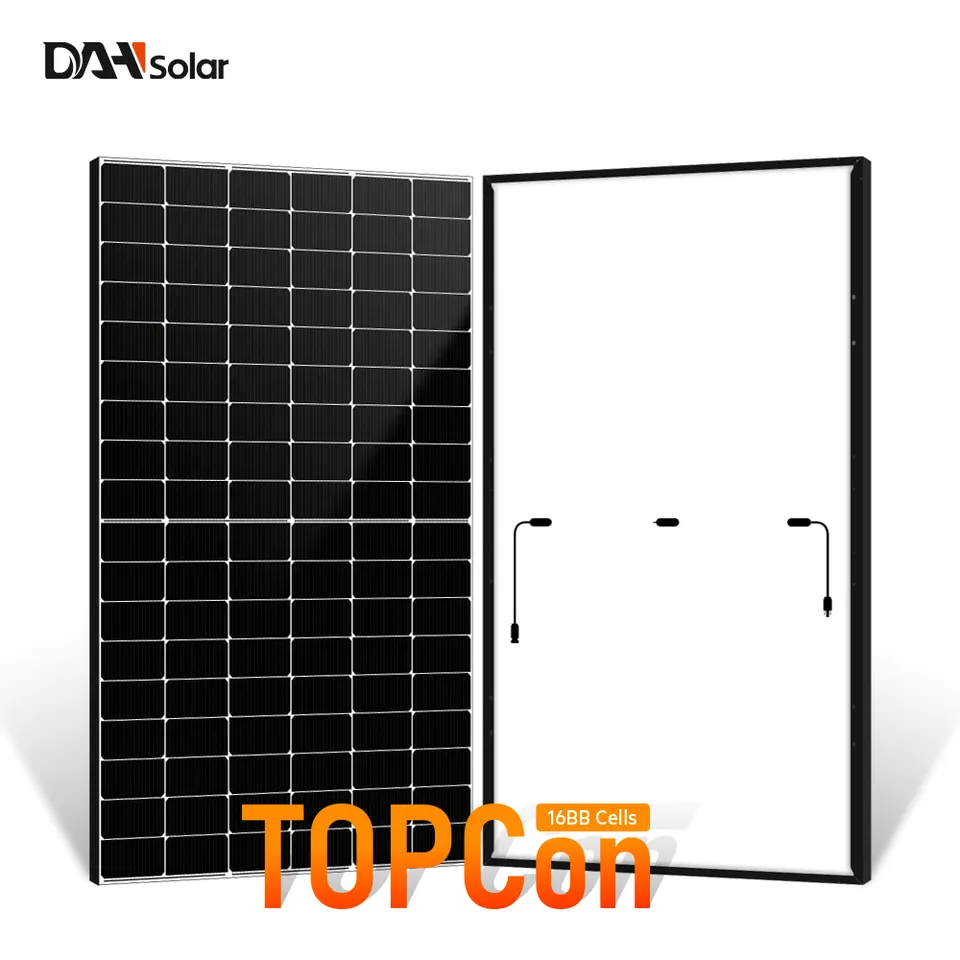 DAH CE /INMETRO N Type Solar Panel 600w 610w 620w 625w 182mm Mono Panel Solar De 500w