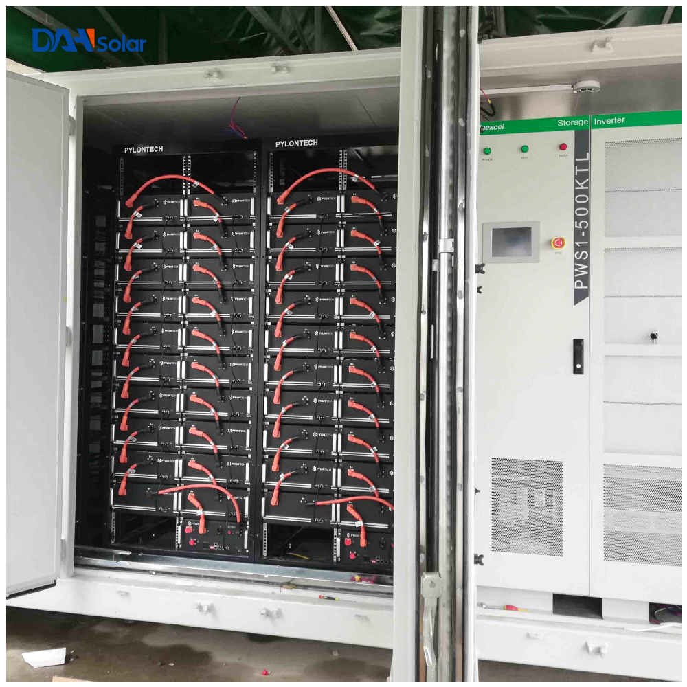 DAH 500kw 1mwh Renewable Energy Supply LFP Battery Energy Storage Container