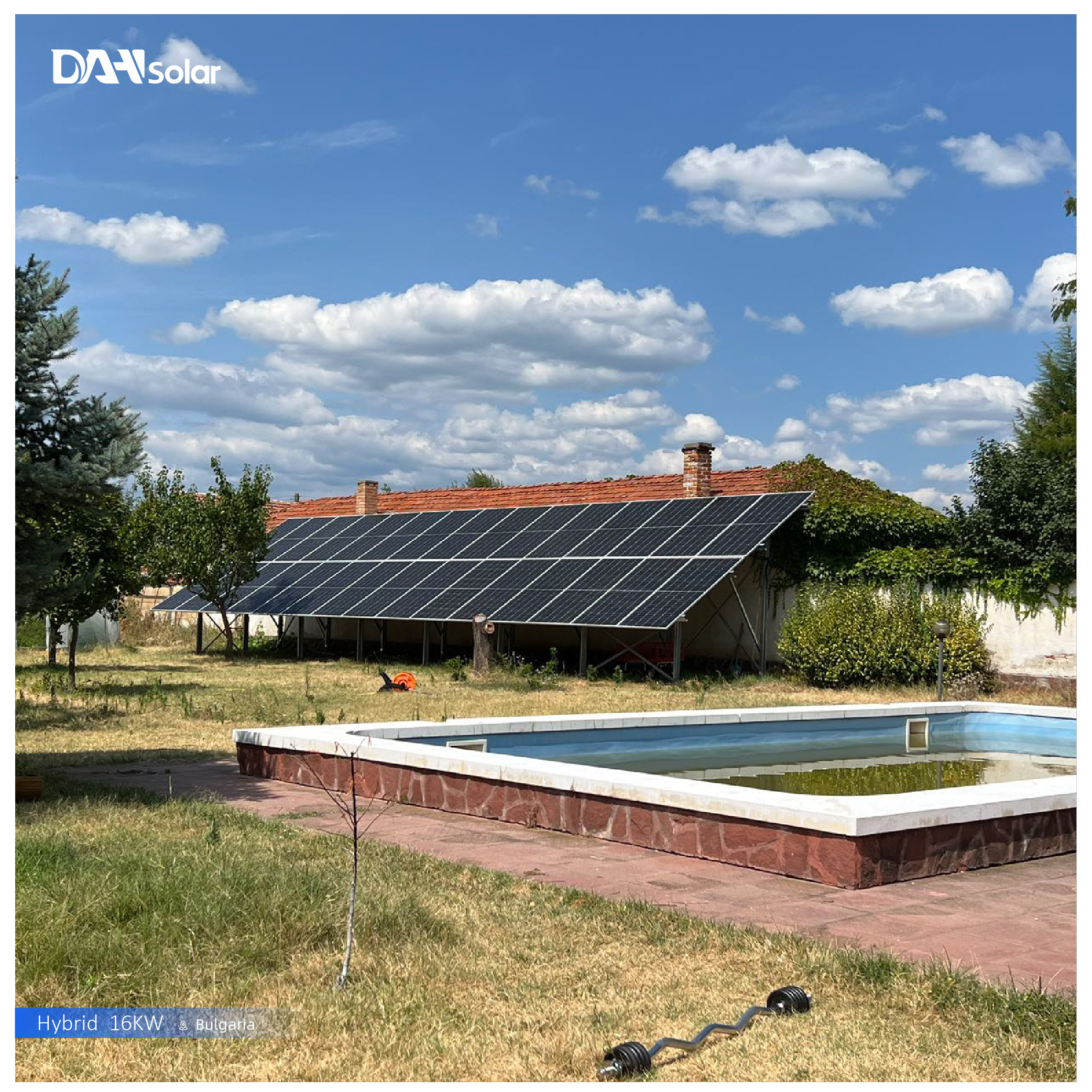 DAH Home Photovoltaic Kit 15kw 20kw 50kw 3kw 5kw 10kw Hybrid System Solar For Residential