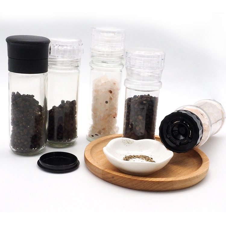 Free sample spice bottle grinder, Low price spice bottles with grinder caps