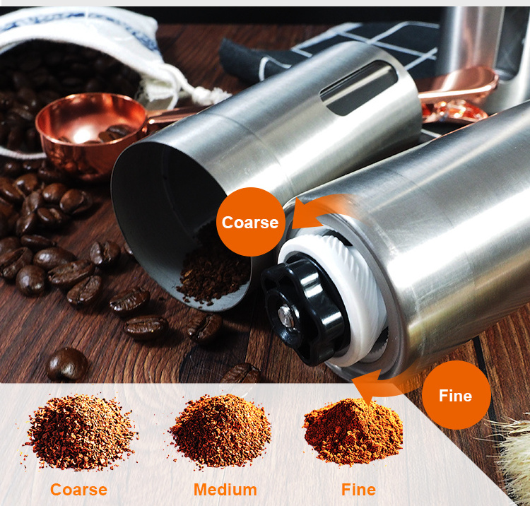 Wholesale Roundmanual coffee grinder conical burr mill molino de cafe, hgih quality molinillo de cafe