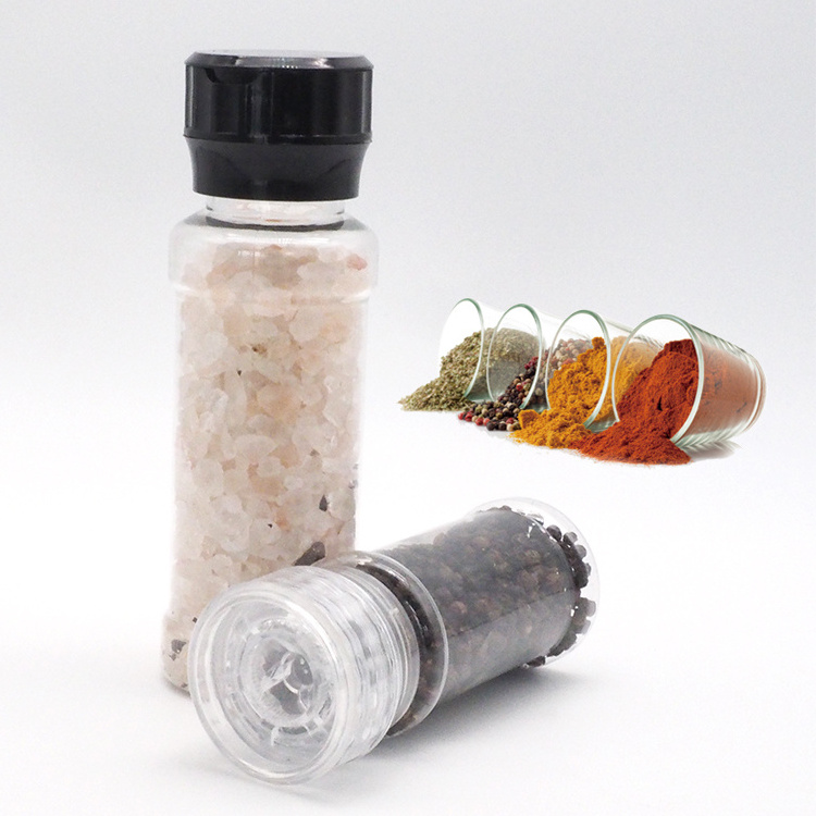 Free sample spice bottle grinder, Low price spice bottles with grinder caps