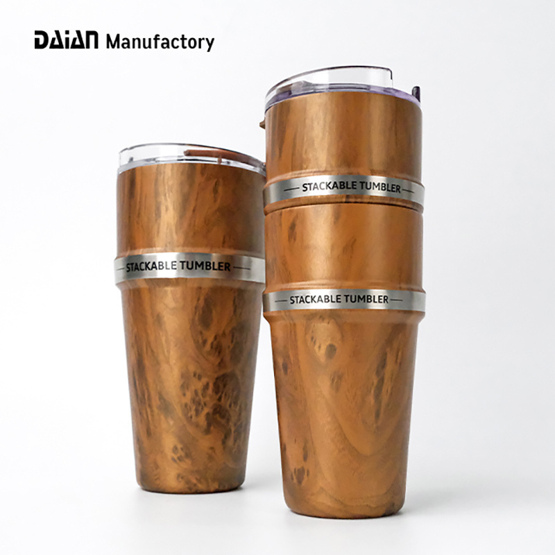 Custom Logo 16oz 26oz oz Powder Coated Tumblers Wholesale 20oz Double Wall Stainless Steel Vacuum Insulated Travel Coffee Mug