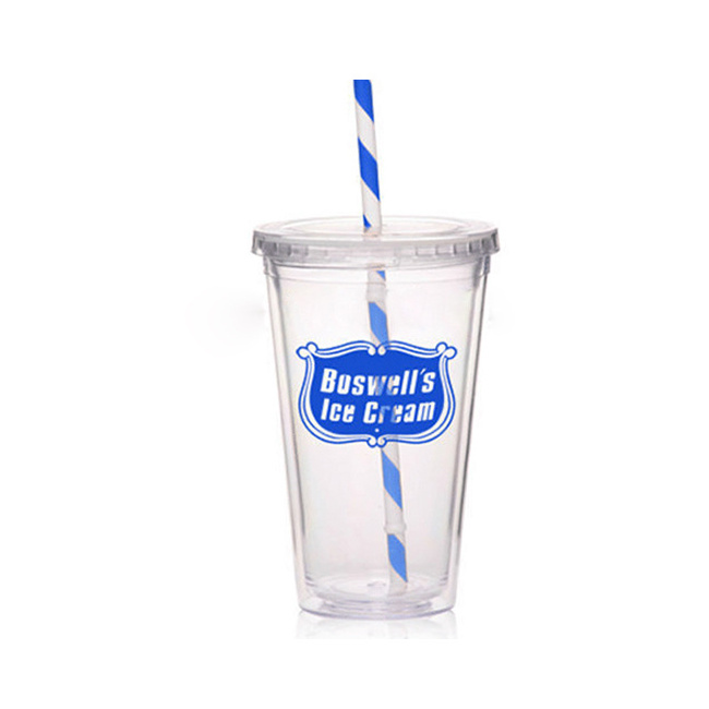 Acrylic drinkware, bpa free clear blank acrylic tumbler manufacturers