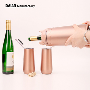 DAIAN 2022 New Products CATIAO Design Double Wall Vacuum Suitable 750ml Bottle Ice Cooler Champagne Wine Chiller Bucket