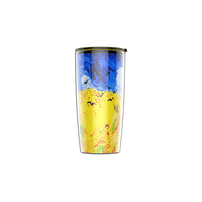 insulated acrylic cup double wall plastic tumbler personalized