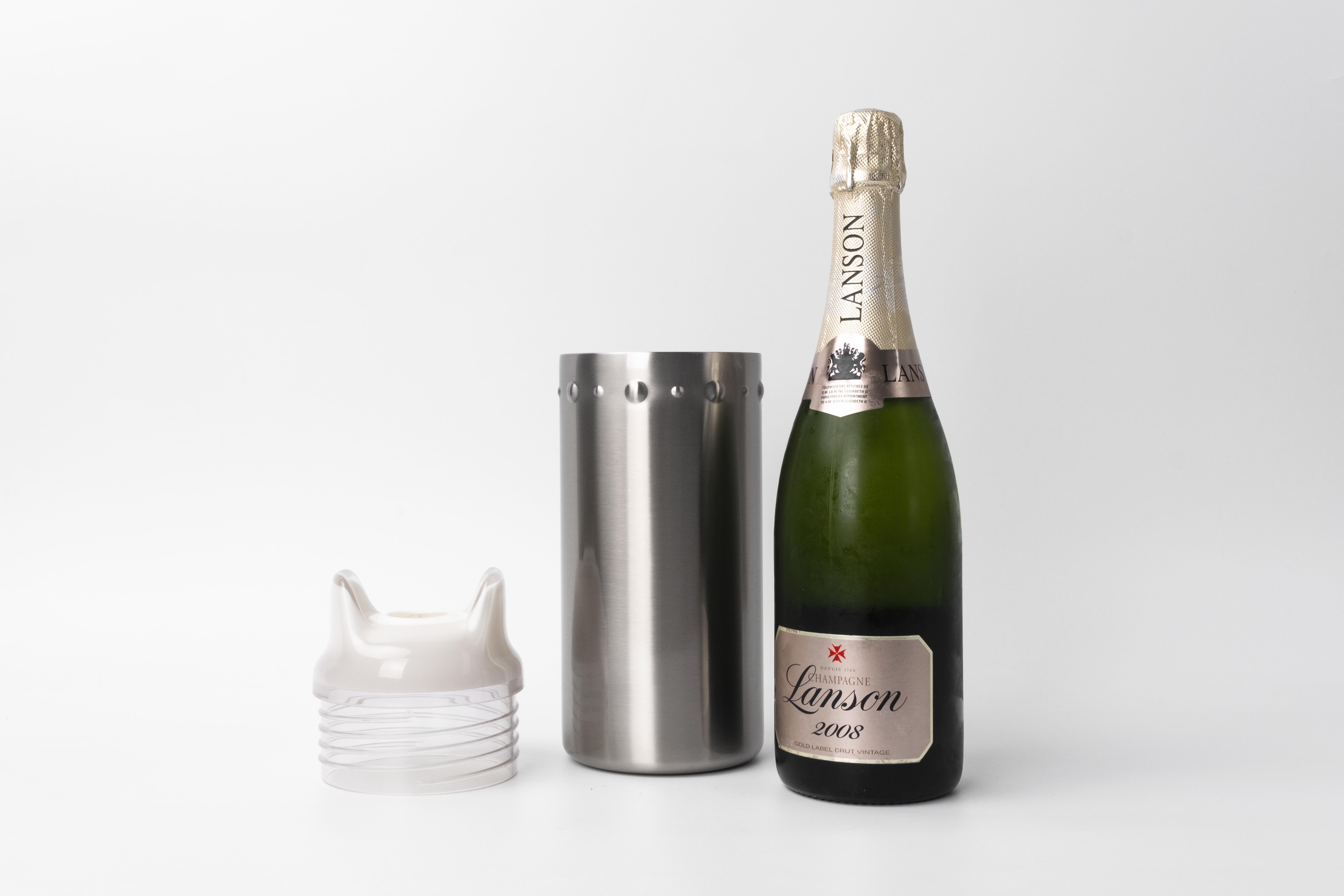 Christmas Gift WineIceless Wine Chiller Set  Champagne  Stainless Steel Wine Cooler Bucket  with Folding Tumbler