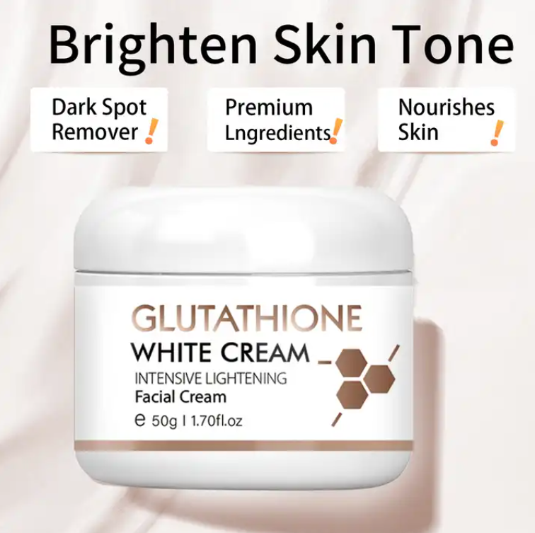 Custom Logo whitening and moisturizing cream kojic acid best glutathione skin brightening face cream