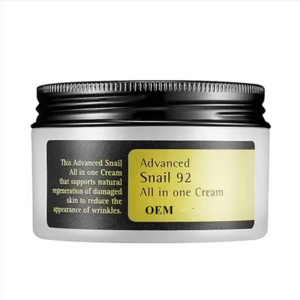 OEM Custom Logo Private Label Mucin Advanced Snail 92 All In One Cream Mucin Power Essence Face Snail Cream