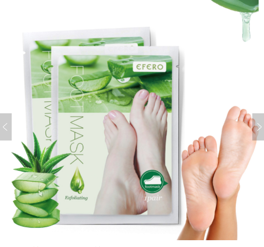 Private Label Nature Korea Aloe Vera Exfoliating Peeling Foot Mask