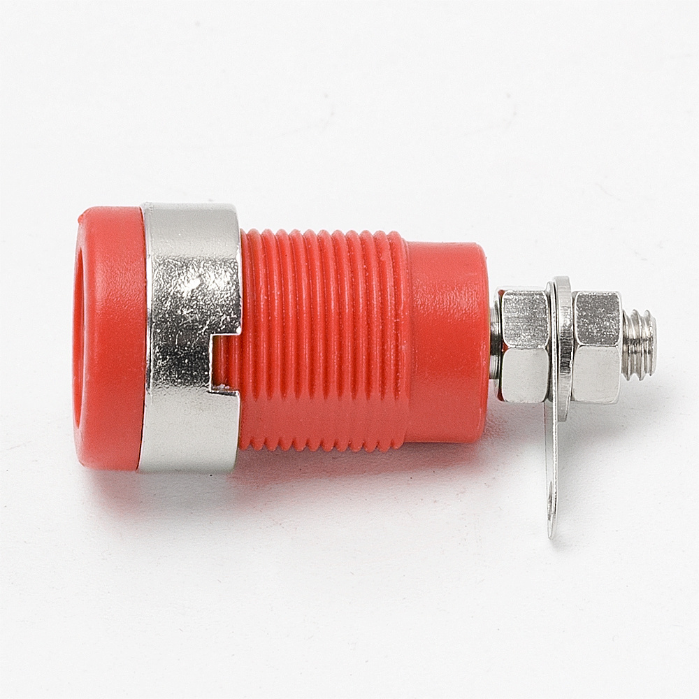 CZ4 Terminal Wire Connectors Banana Female Binding Post 4MM Banana Plug Adapter Jack Socket Connector for Mount Speaker Audio