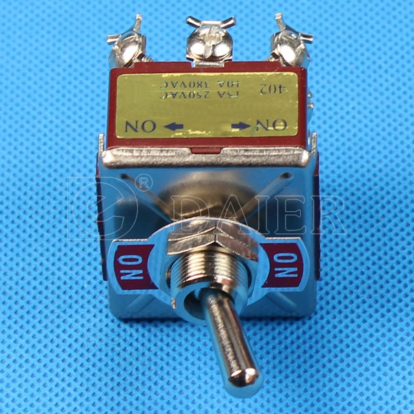 KN3C-402 15A 250V 4 Pole ON-ON Locking 2 Way Toggle Switch 12Pin