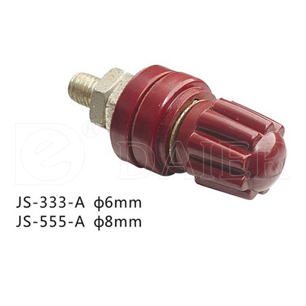 50A Copper Insulated Terminal Binding Post Power Speaker Terminal Spring Audio 6mm Binding Post